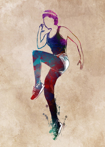 Vibrant Fitness Movement | Poster