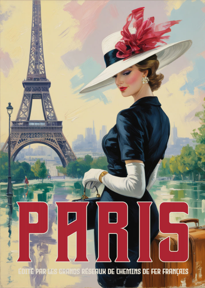 Vintage Paris Glamour | Poster