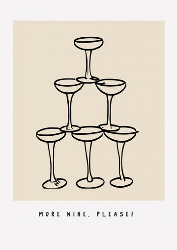 Wine Pyramid Joy | Poster