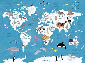 World Animal Map | Canvas