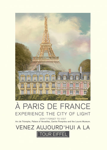 Dreamy Paris City View | Poster
