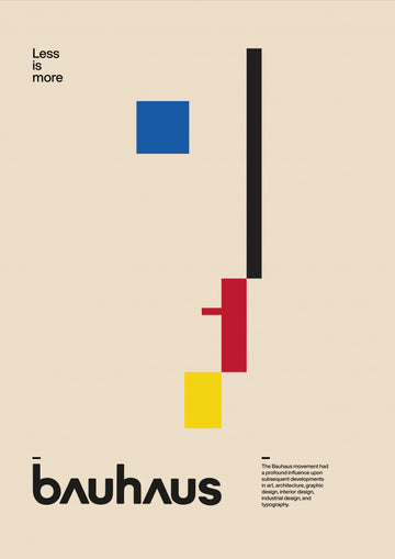 Bauhaus Geometric Abstract | Poster