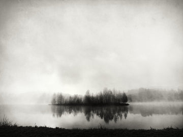 Misty Island Reflection | Canvas