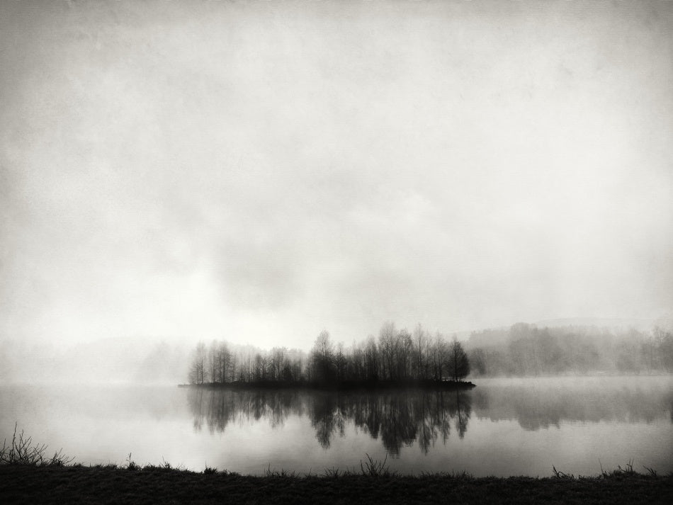 Misty Island Reflection | Poster