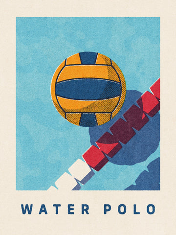 Vibrant Water Polo Ball | Canvas