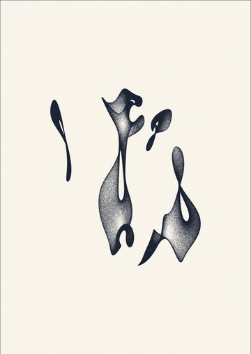 Fluid Ink Shapes | Poster