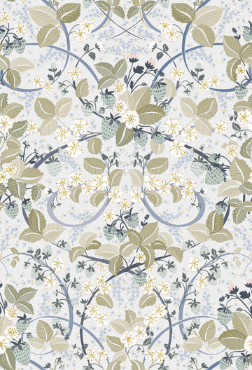 Strawberry Bloom Pattern | Canvas