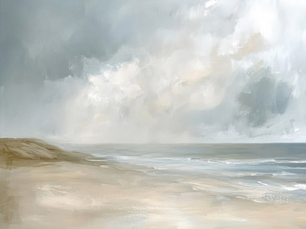 Misty Beach Morning | Poster