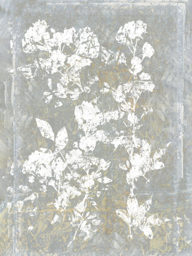 Faded Floral Silhouette | Canvas
