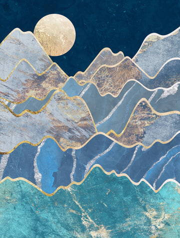Golden Moon Mountains | Poster