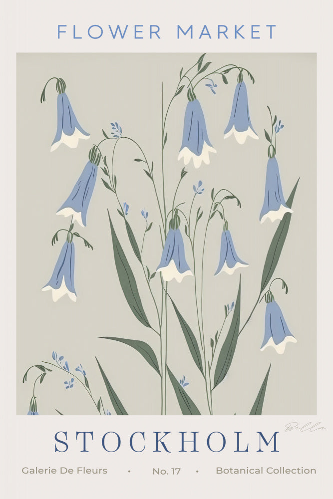 Delicate Bluebell Bloom | Canvas