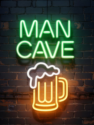 Man Cave Beer Neon | Canvas