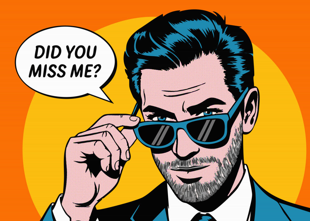 Confident Pop Art Man | Poster