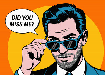 Confident Pop Art Man | Poster