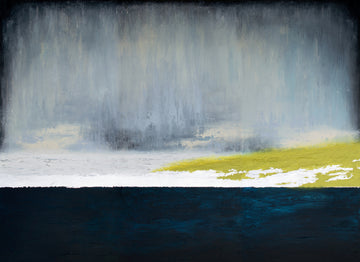 Rain Over Yellow Field | Canvas