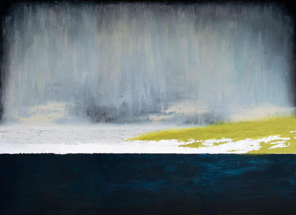 Rain Over Yellow Field | Poster