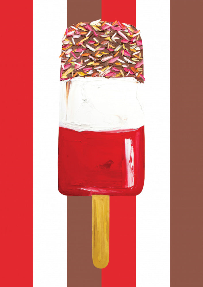 Layered Popsicle With Sprinkles | Poster