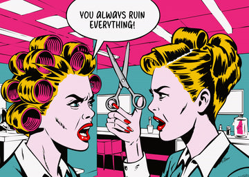 Pop Art Office Fight | Poster