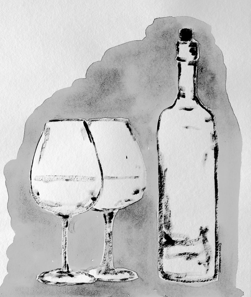 Elegant Wine Still Life | Canvas