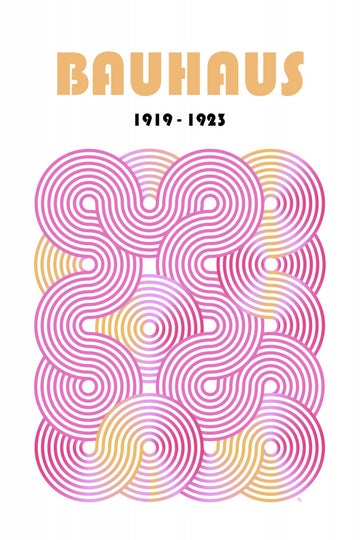 Bauhaus Geometric Lines | Poster