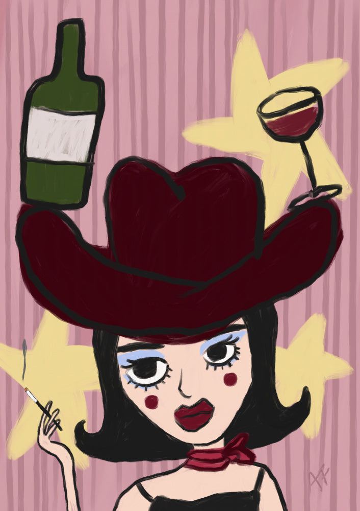 Sassy Cowgirl Pop Art | Poster