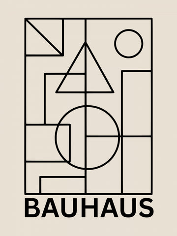 Bauhaus Geometric Composition | Canvas
