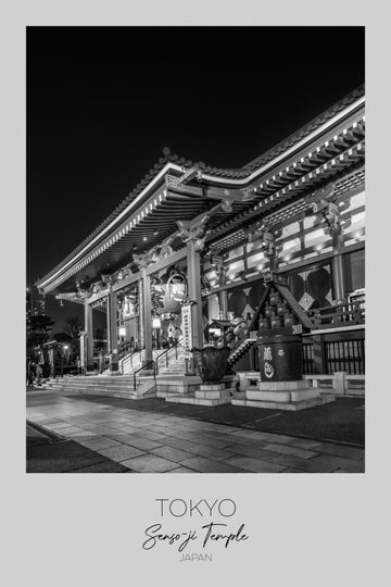 Sensoji Temple Night | Canvas