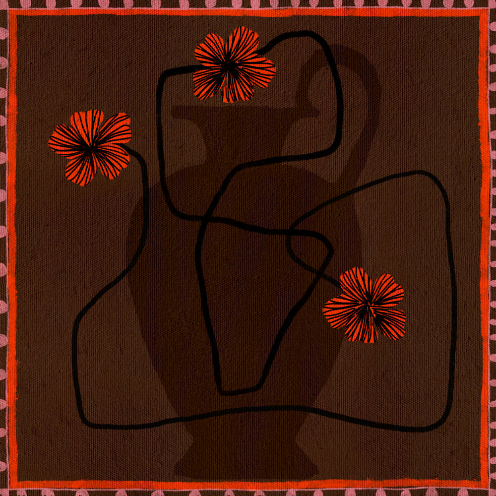 Out of Vase Blooms 3 | Canvas