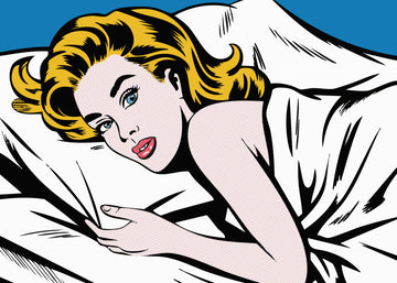 Pop Art Woman In Bed | Poster
