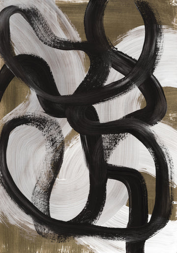 Abstract Brush Strokes 127X | Poster