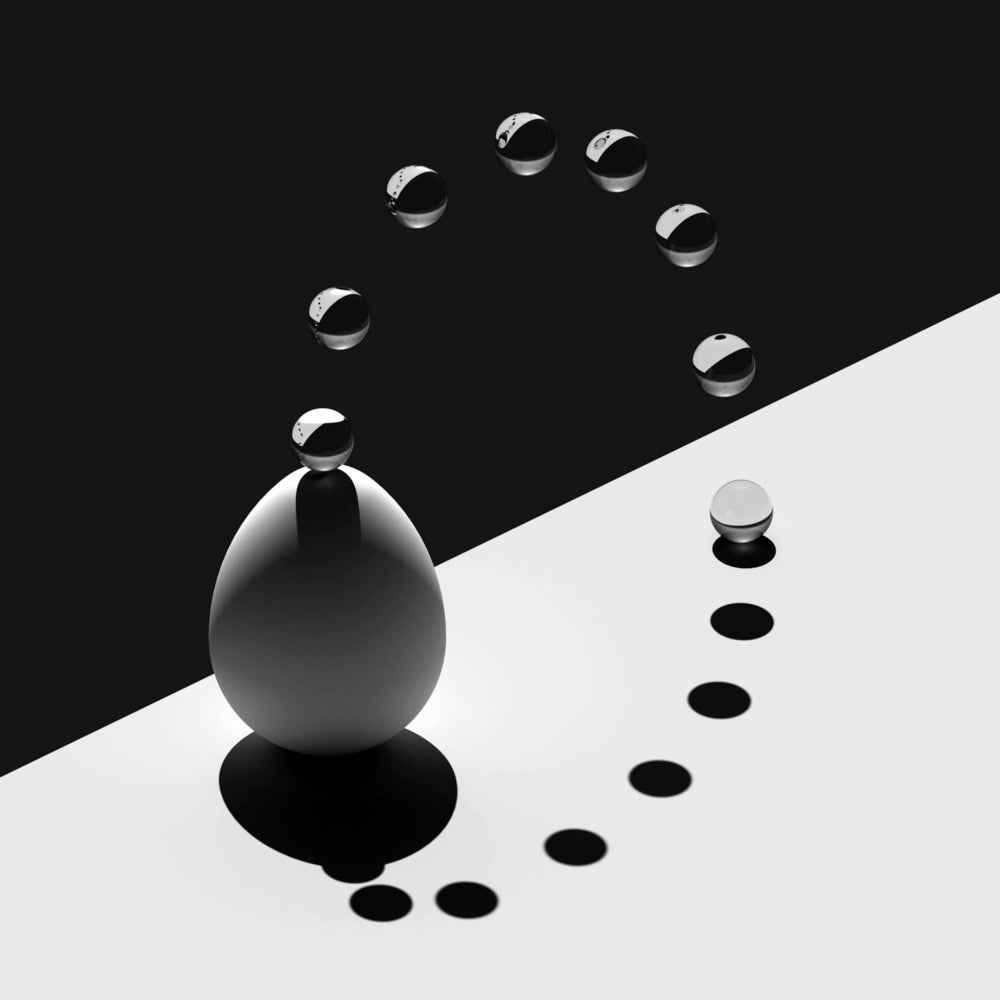 Abstract Spheres Curve | Canvas