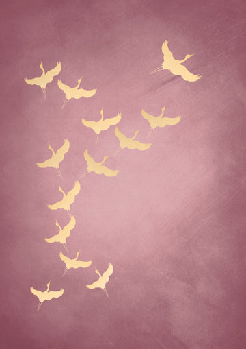 Graceful Golden Flight | Canvas