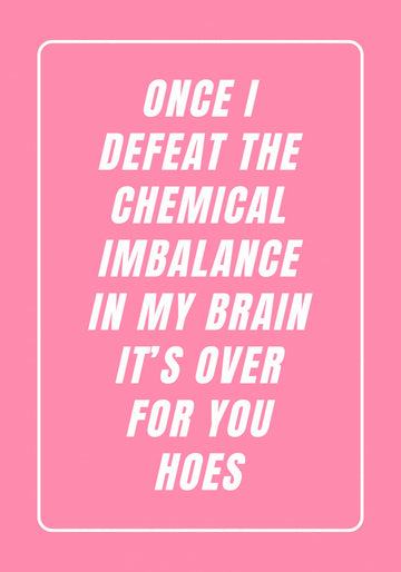 Sassy Mental Health Quote | Poster