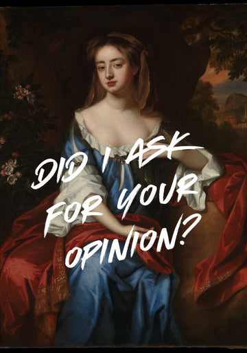 Elegant Opinion Woman | Poster
