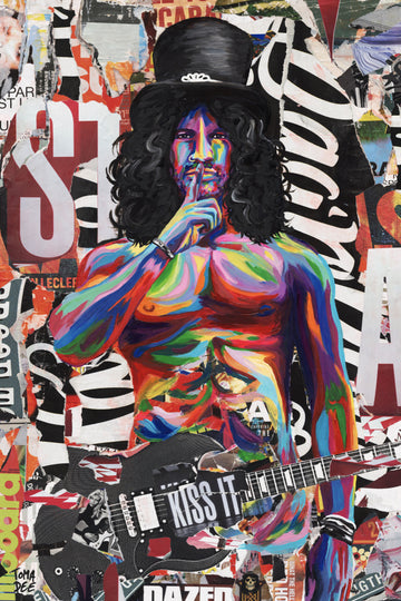Vibrant Rocker Portrait | Canvas