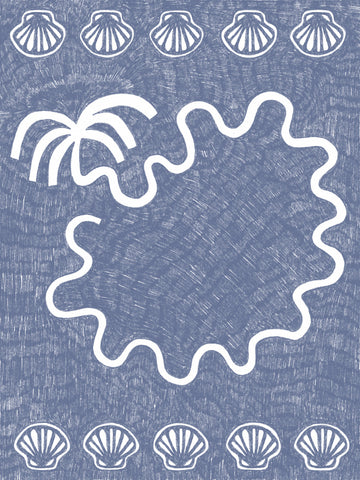 Wavy Tropical Island | Poster