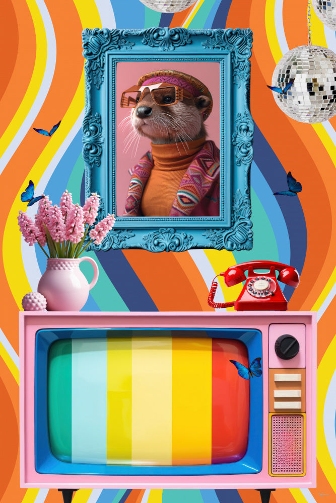 70s Funky Otter | Poster