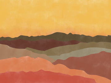 Warm Desert Layers | Poster