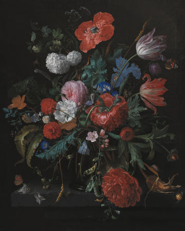 A Bunch of Flowers By Jacob Van Walscapelle | Poster