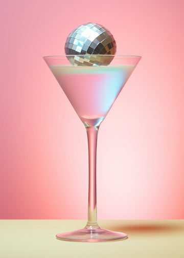 Pink Disco Martini | Poster