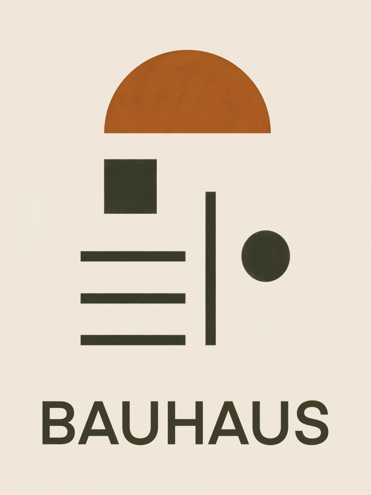 Bauhaus Geometric Abstraction | Canvas