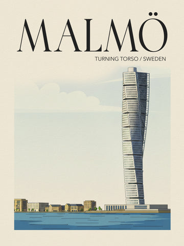 Malmö Travel Poster | Poster