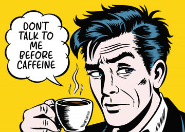 Grumpy Morning Coffee | Poster
