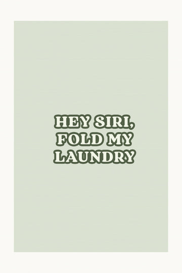 Witty Laundry Message | Canvas
