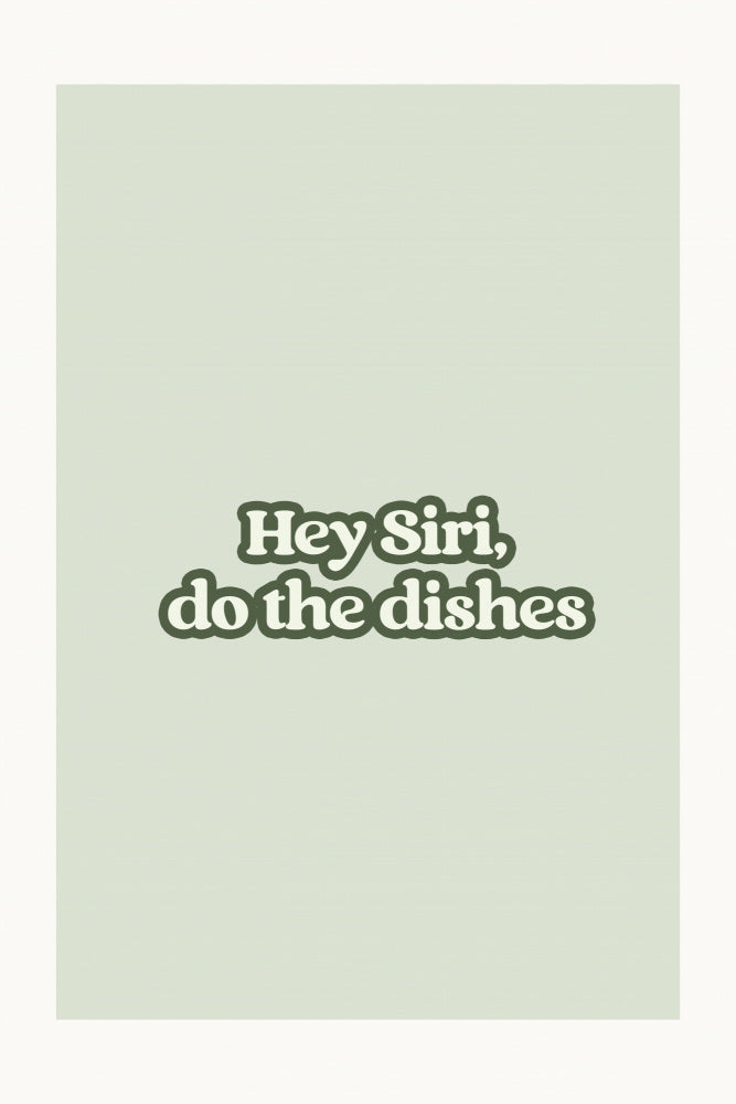 Siri Dishes Command | Poster