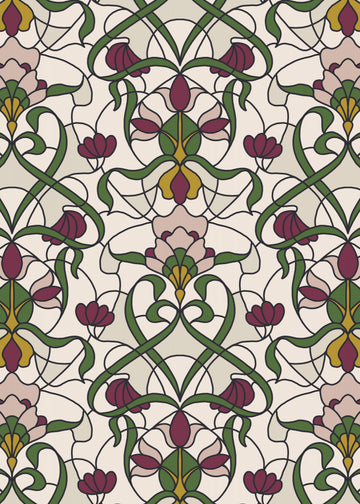 Elegant Floral Motif | Canvas