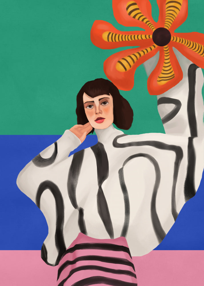 Vibrant Fashion Abstract | Poster