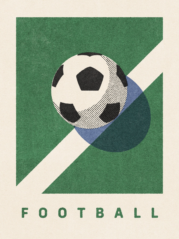 Classic Football Field | Poster