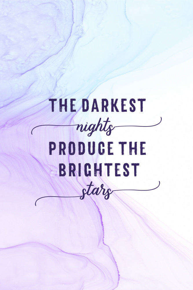 Dark Nights Bright Stars | Canvas
