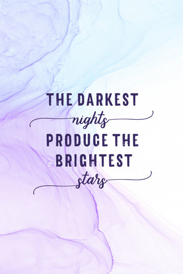 Dark Nights Bright Stars | Canvas